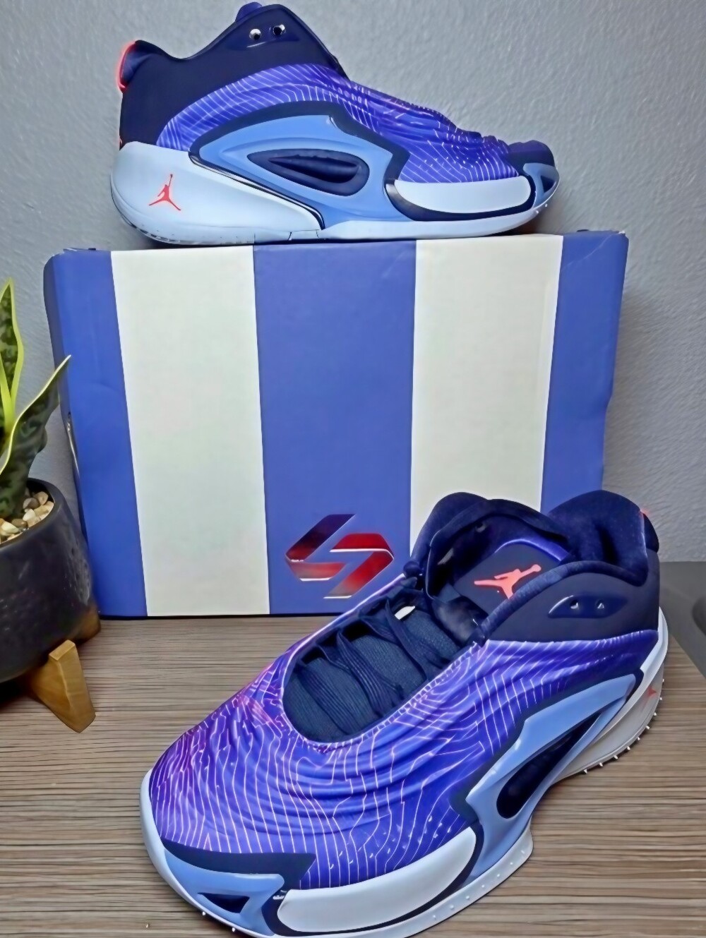 Jordan Luka 3 GS Purple Comet Basketball Shoe Sz: 7Y Youth/Men’s 8.5 Womens NWOT